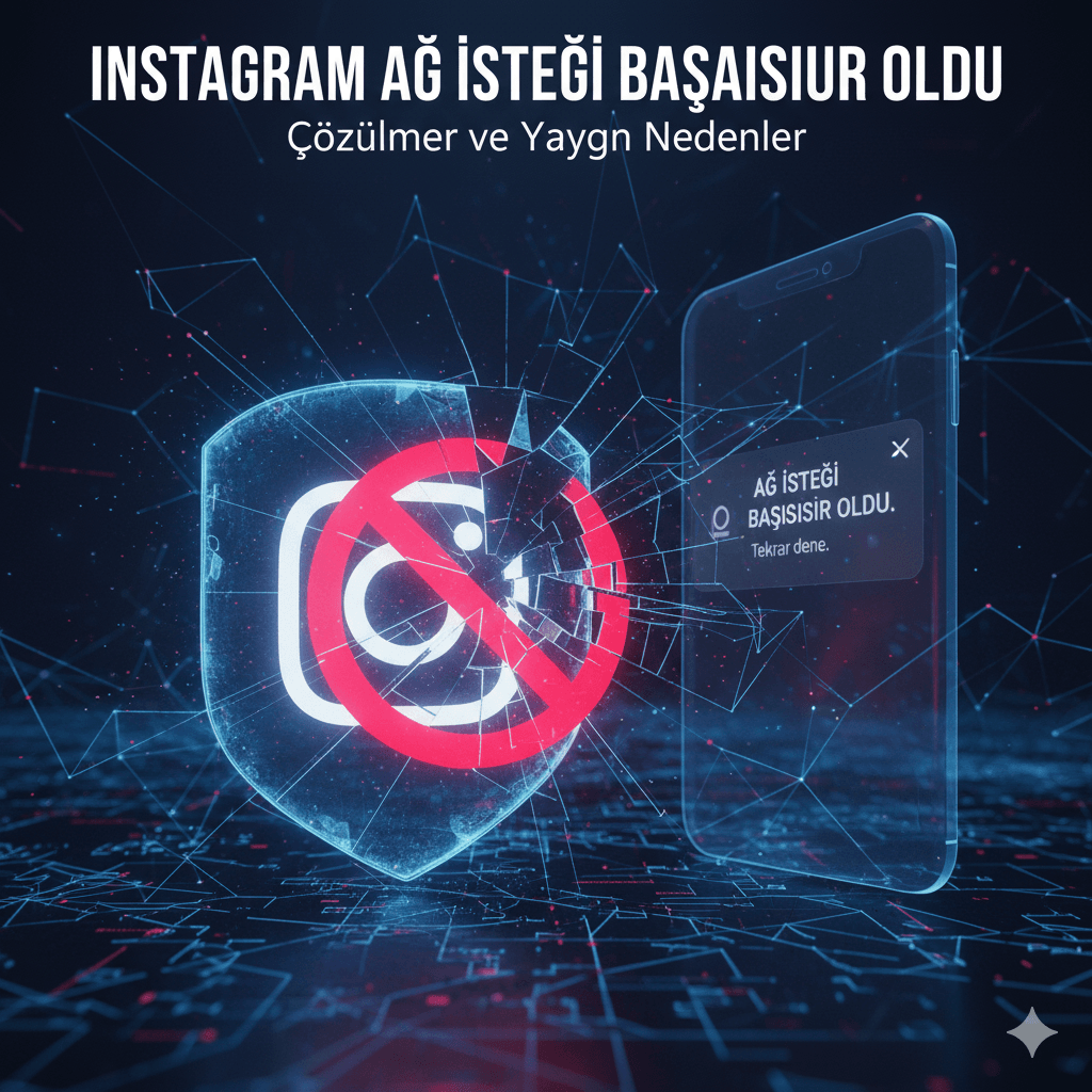 instagram ağ isteği başarısız oldu