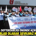 Konya Defterdarlığı önünde açıklama: Memur enflasyona ezildi!