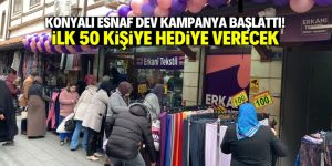 Konyalı esnaf dev kampanya başlattı! İlk 50 müşteriye hediye verecek