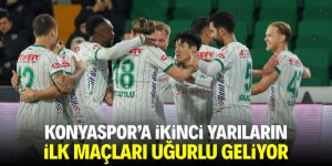 Konyaspor’a ikinci yarıların ilk maçları uğurlu geliyor
