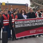 Konya’da liselilerden karne tepkisi