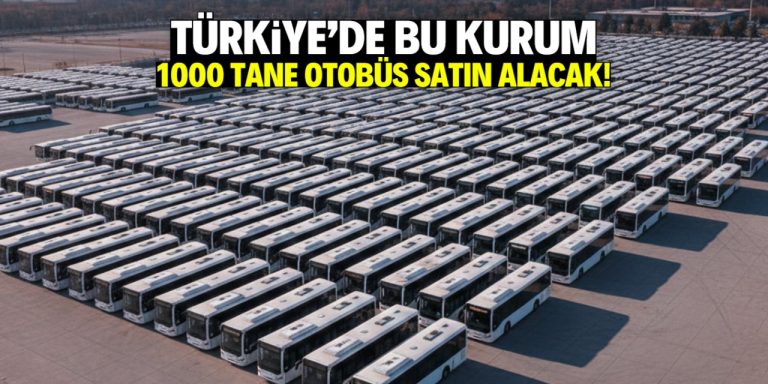 Türkiye’de 1000 tane otobüs satın alacak! Biletler bedavaya yakın olacak