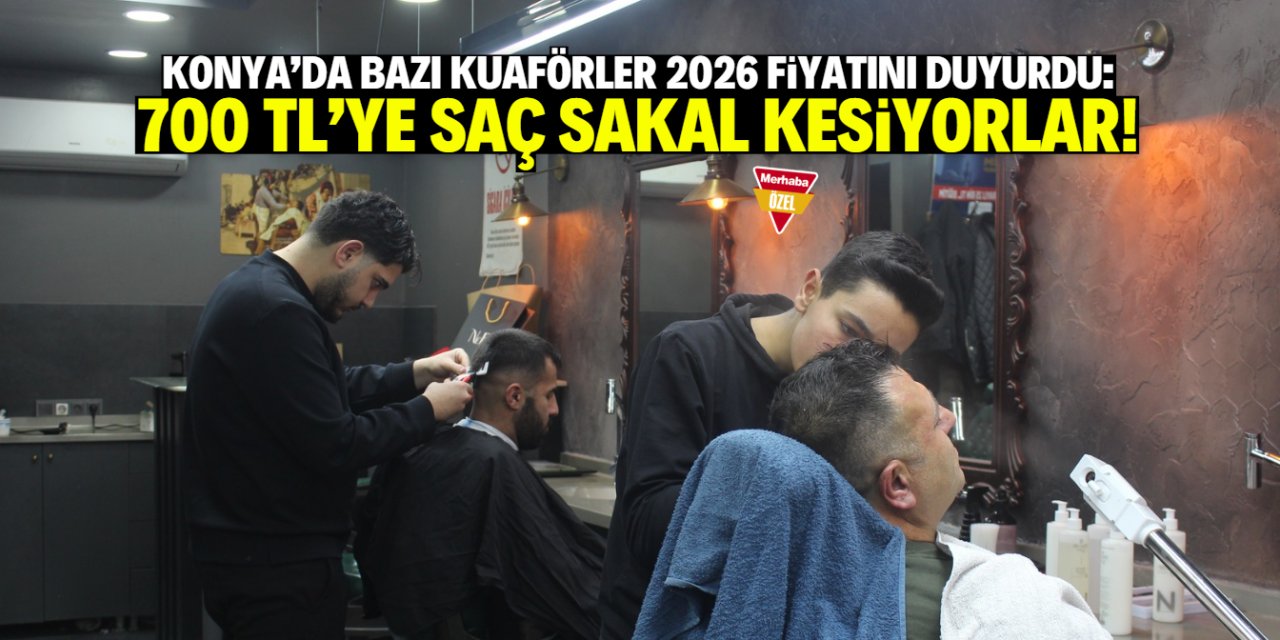Saç sakal 700 TL oldu!