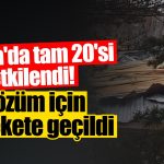 Konya’da tam 20’si etkilendi! Çözüm için harekete geçildi