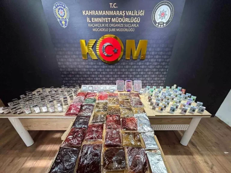 Kahramanmaraş’ta Uyuşturucu Operasyonu