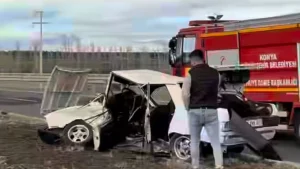 Konya’da feci kaza: Kavşakta can pazarı