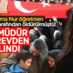 Konya’lı Öğretmen Cinayetinde Okul Müdürü Görevden Alındı