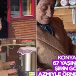 Şirin Gökçe azmiyle Kulu’da dikkat çekiyor
