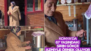 Şirin Gökçe azmiyle Kulu’da dikkat çekiyor