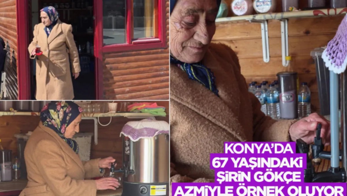 Şirin Gökçe azmiyle Kulu’da dikkat çekiyor