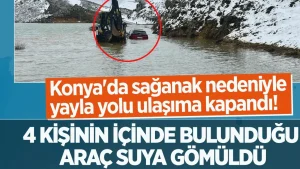 Konya’da Sel Suları Yaylayı Yuttu!