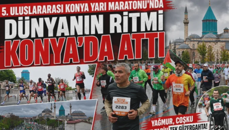Konya Maratonu’nda İyilik Ruhu Esintisi